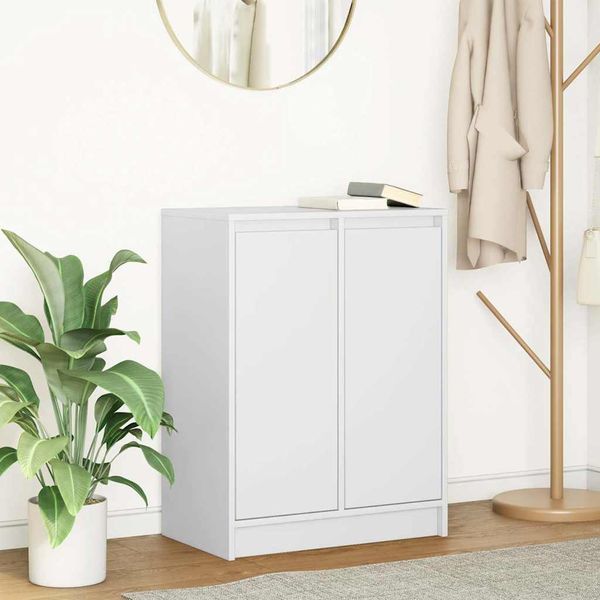 Best MöBel Cabinet Sideboard Bianco 57X34X76 Cm Materiale A Base Di Legno - Cassettiere CL7385961 1Pacco-image