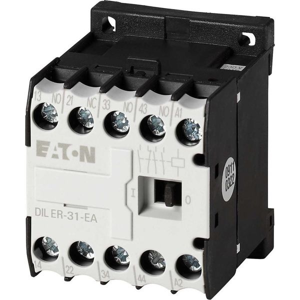 Contattore Ausiliario Miniaturizzato, 3Z/1R, Comando 230 V Ca DILER-31-EA (230 V 50 Hz, 240 V 60 Hz)-image