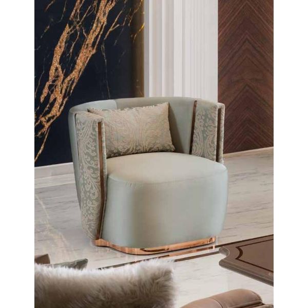 Poltrona Lounge Club Hotel Turchese Poltrona Classica Monoposto Arredo-image