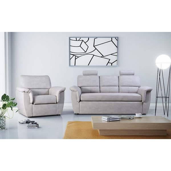 Divano A 3 Posti Imbottito Set Letto Funzione Divano Letto Divano Box Nuovo-image