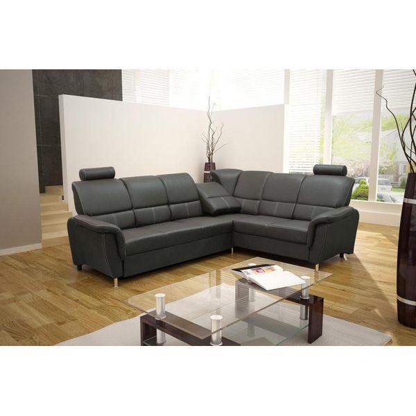 Divano Divano Letto Divano Di Design Con Funzione Letto + Box Letto Divano Angolare Divano Nuovo!-image