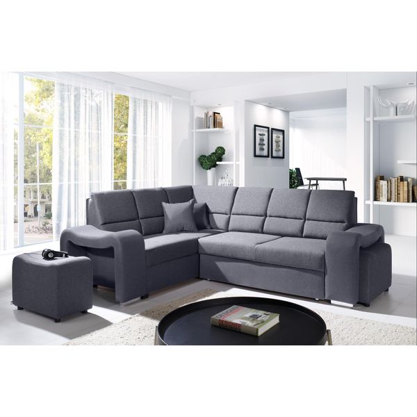 Divano Divano Letto Divano Di Design Con Funzione Di Letto + Box Letto Divano Angolare Divano Nuovo!!!-image