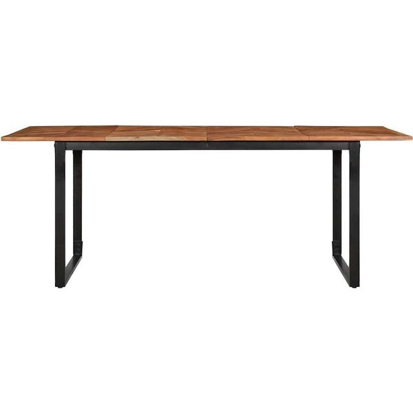 Syfax™ Tavolo Da Pranzo 200X100X75 Cm In Legno Massello Di Acacia-image