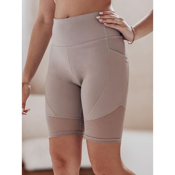 Dstreet Leggings Sportivi Da Donna Bikeline Cappuccino L-image