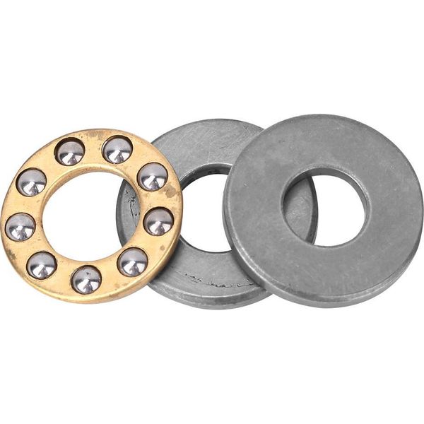 10Pcs Cuscinetti A Sfera Di Spinta Miniatura Ad Alta Precisione In Acciaio Piatto Set (F7-13M 7X13X4.5Mm)-image