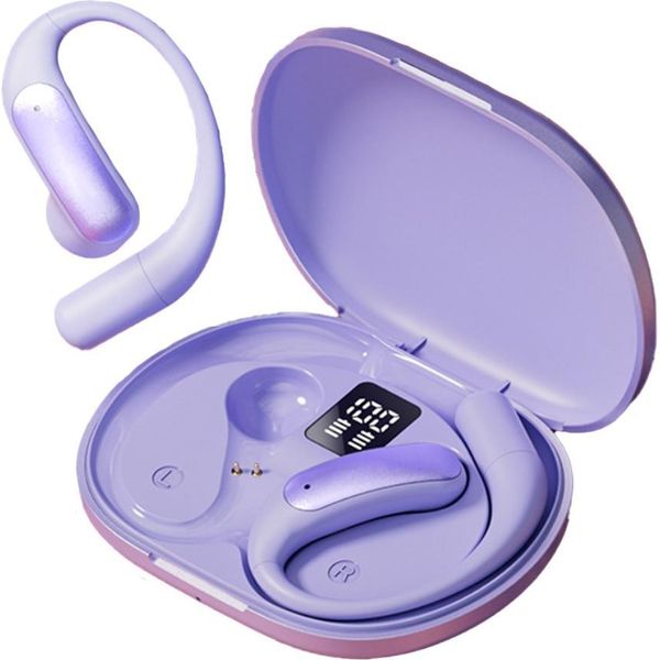 Inf Auricolari Bluetooth Open-Ear Con Traduzione Ai, Hifi E Lunga Durata Viola-image
