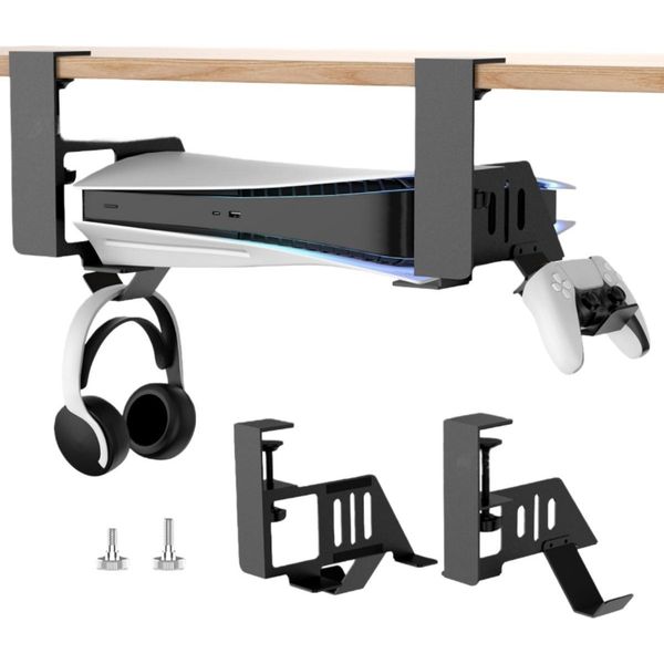 Inf Supporto Per Console PS5 - Supporto Sottoscrivania Con Gancio Per Cuffie E Controller Ps VR2-image
