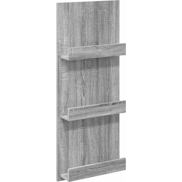 Syfax™ Scaffale Per Riviste Grigio Sonoma 43 X 11 X 102 Cm-image