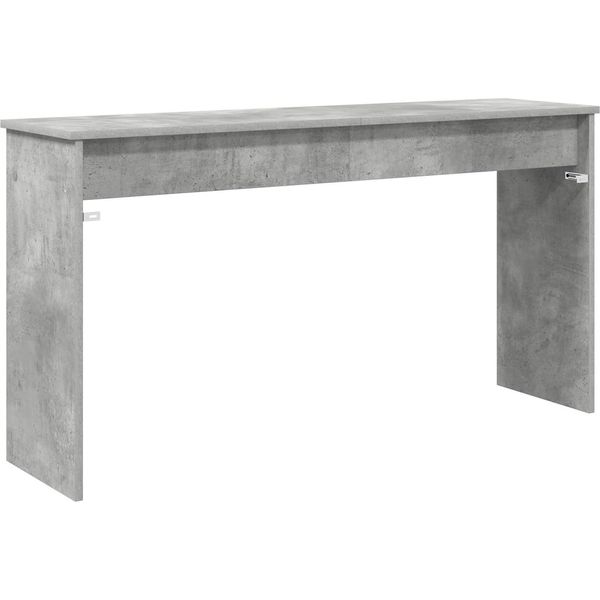 Vidaxl Supporto Per Pianoforte Grigio Cemento 120 X 32 X 64 Cm Materiale A Base Di Legno-image