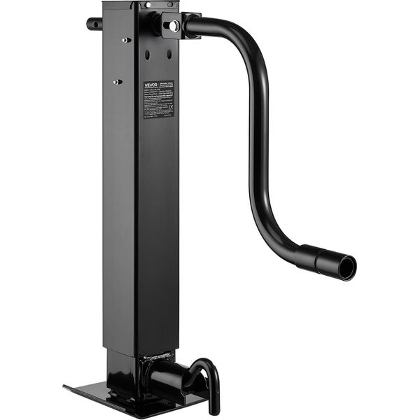 Martinetto Per Rimorchio Vevor, Portata 5443 Kg, Supporto Per Rimorchio Con Manovella, Regolabile Da 703 A 1377 Mm, Rimorchio Da Viaggio, Supporto Girevole Per Il Sollevamento Di Rimorchi Di Camper, Veicoli Commerciali E Yacht-image