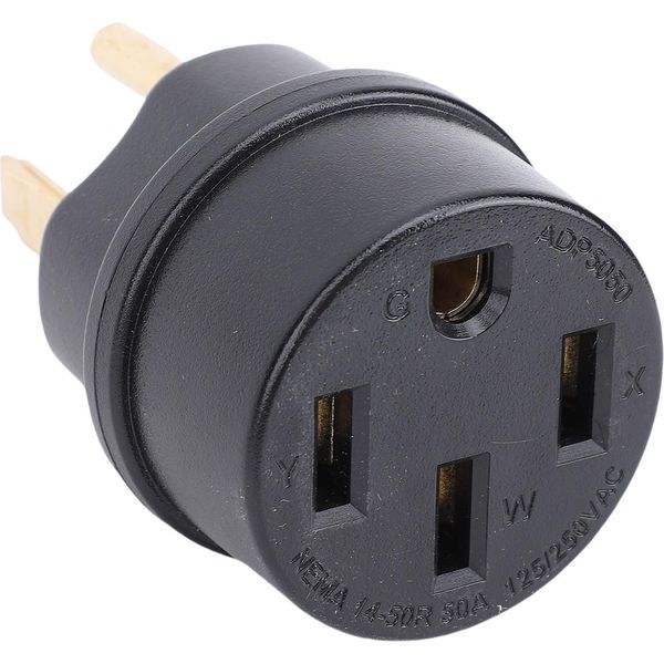 Spina Adattatore Per Generatore 50 A, Supporto Per Presa Da Campeggio Nema 14-50P A 14-50R Rv-image