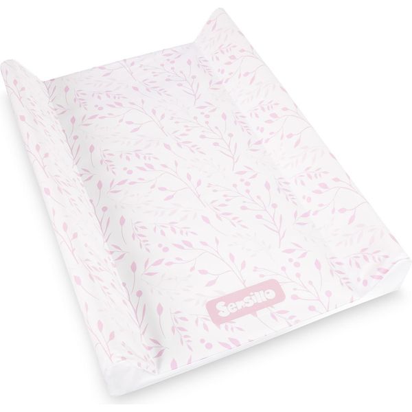 Sensillo, Materassino Fasciatoio Lavabile, Materassino Fasciatoio Igienico, Foglia Rosa-image