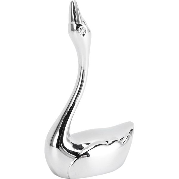 Porta Bacchette Swan In Acciaio Inox, Squisito Porta Cucchiaio E Forchetta Decorativo Per La Tavola Da Pranzo-image