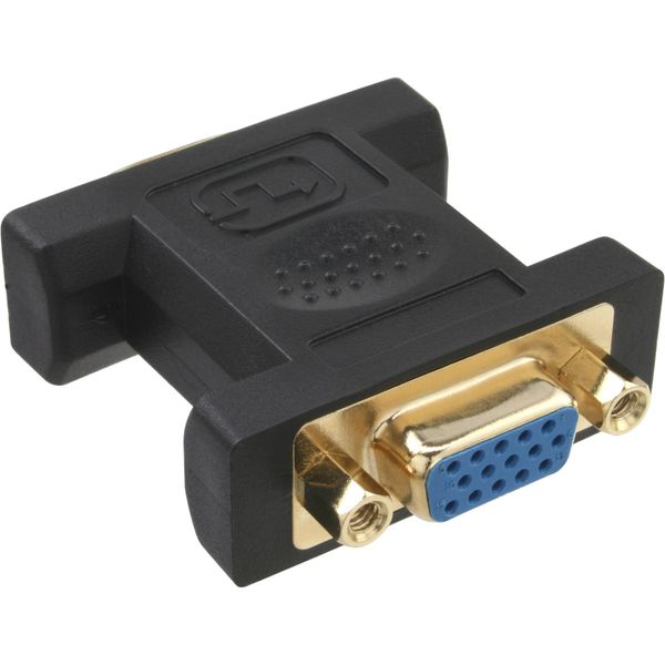 Inline® 37724P Mini-Gender-Changer, 15Pol Hd (Vga), Buchse / Buchse, Gold-image