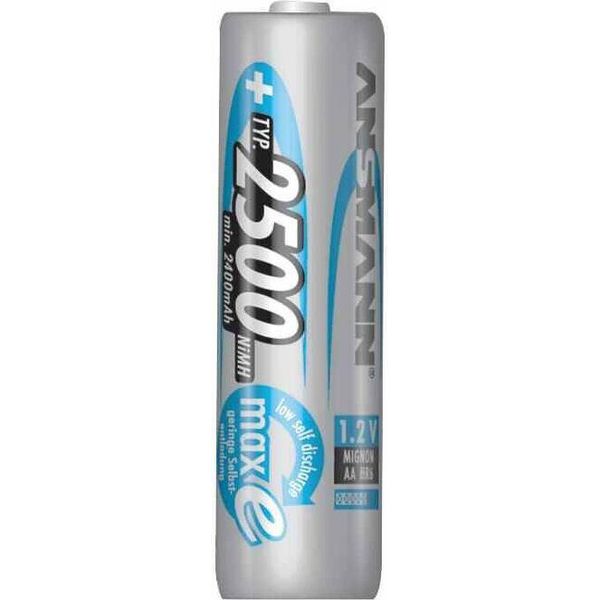 Ansmann - Batteria Aa Ricaricabile Nimh Tipo-2500 2400Mah Maxe Confezione Singola-image