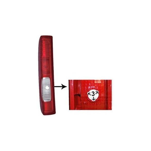 Van Wezel Luce Posteriore Sinistra Per Renault Trafic Ii Furgone (Fl) Trafic Ii Bus (Jl)-image