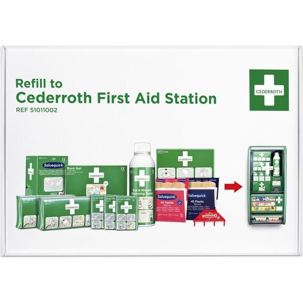 Cederroth 51011002 Cederroth Confezione Di Ricarica Per Il Pronto Soccorso 490920-image