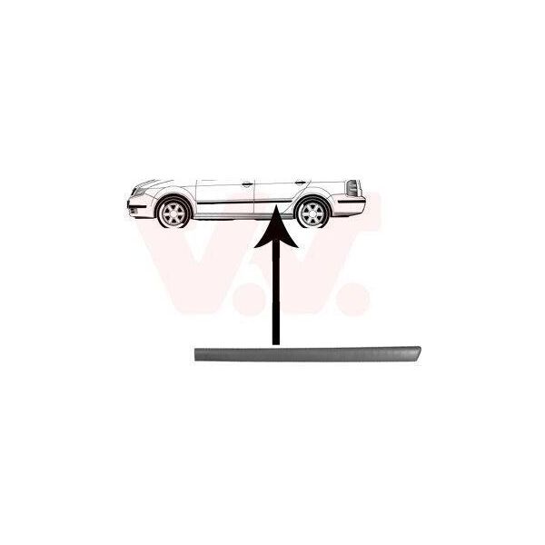 Van Wezel Modanatura Per Porta Posteriore Sinistra Per Skoda Fabia I Combi (6Y5) 7625425-image