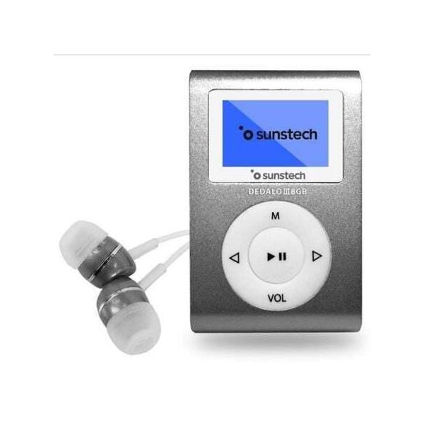 Lettore MP3 Sunstech Dedalo Iii/ 8GB/ Radio Fm/ Grigio-image