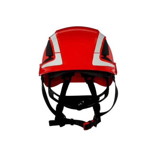 14X Elmetto Di Sicurezza 3M™ Securefit™ X5000, Ventilato, Riflettente, Ce, Rosso, X5005V-CE | Confezione (4 Pezzi)-image