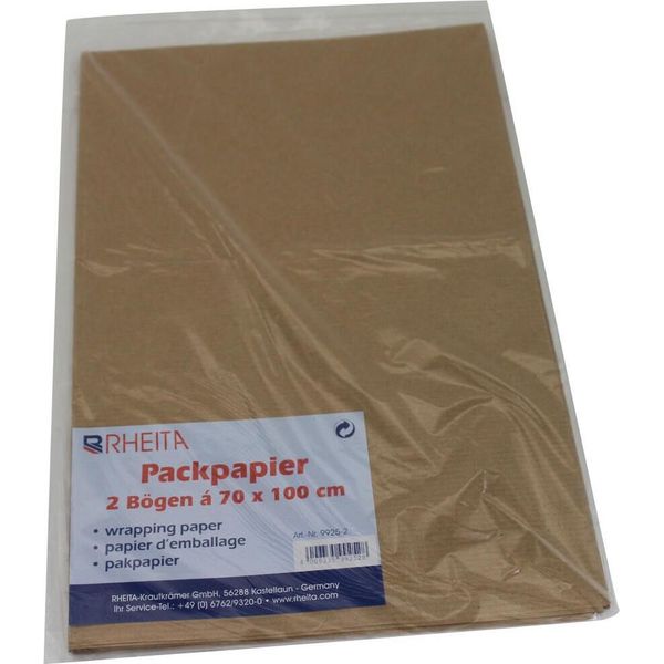 Carta Da Regalo Rheita 2 Fogli 70X100Cm Marrone-image