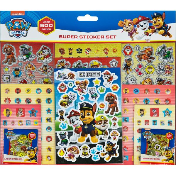 Set Di Adesivi Paw Patrol - 500 Adesivi Per Progetti Artigianali Creativi-image