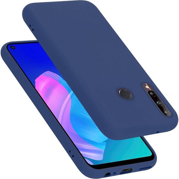 Cadorabo Custodia Protettiva Per Huawei P40 Lite E Custodia In Blu Telefono Cellulare Case Cover Tpu Etui-image