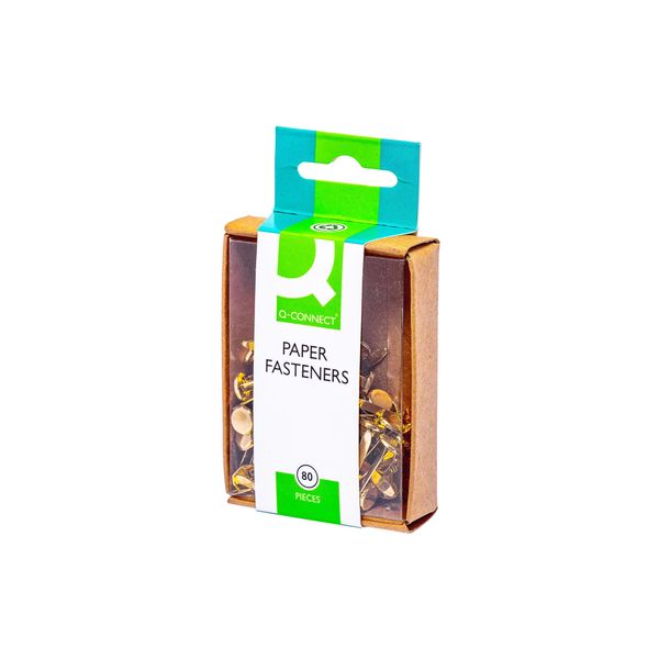 Q-Connect® KF02028 Fermacampioni - 17 Mm, Testa Tonda, 80 Pezzi-image