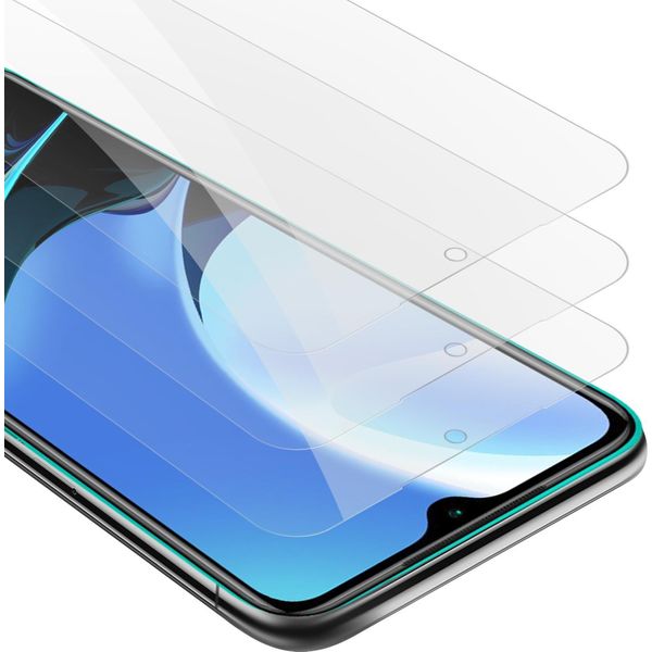 Cadorabo 3X Pellicola Blindata Per Xiaomi Redmi 9T / Poco M3 Pellicola Protettiva In Vetro Protettivo Temperato Trasparente Per Schermo-image