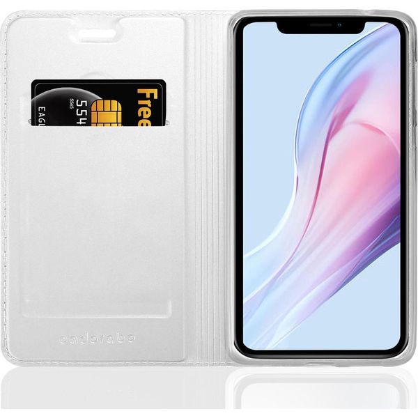 Cadorabo Custodia Per Cellulare Per Apple Iphone 13 Pro Max Custodia Protettiva In Argento Cover Etui Book Case Booklet-image