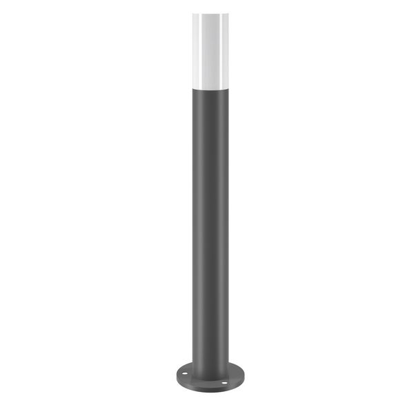 Lampada Da Terra, Metallo, IP54, Grigio, 1X Attacco E27, Altezza 80Cm-image