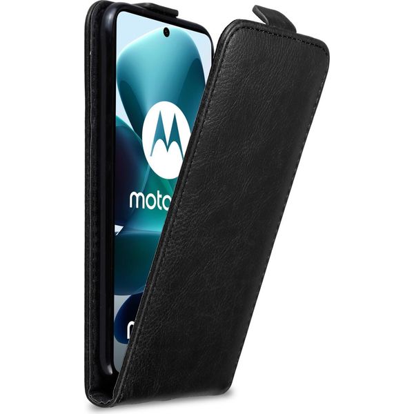 Cadorabo Cover Per Motorola Moto G200 5G Cover Protettiva In Nero Flip Case Custodia Per Telefono Cellulare Cover-image