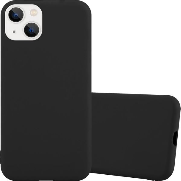 Custodia Cadorabo Per Apple Iphone 14 Plus Custodia Protettiva In Nero Custodia Per Cellulare Tpu Custodia In Silicone Cover-image
