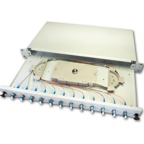 Scatola Di Giunzione Per Fibre Ottiche Lightwin, 48 Fibre, 24X Dlc Multimodale, 50/125µM OM3 (Spbox 48G50)-image