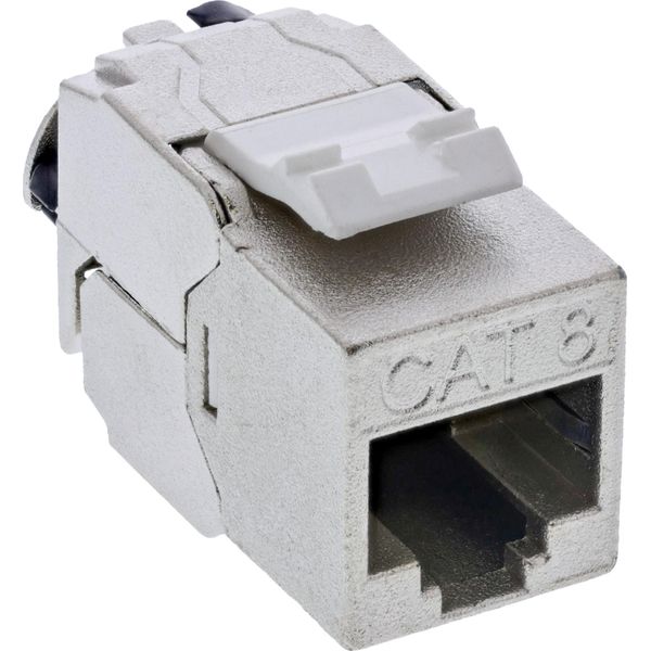 24 Confezioni Bulk Inline® Keystone RJ45 Presa Slim, Snap-In, Cat.8.1, Cabina Integrata.-image