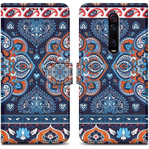 Cadorabo Custodia Protettiva Per Xiaomi Mi 9T / Mi 9T Pro / Redmi K20 / Redmi K20 Pro Cover Design Blu Telefono Cellulare Custodia Protettiva-image