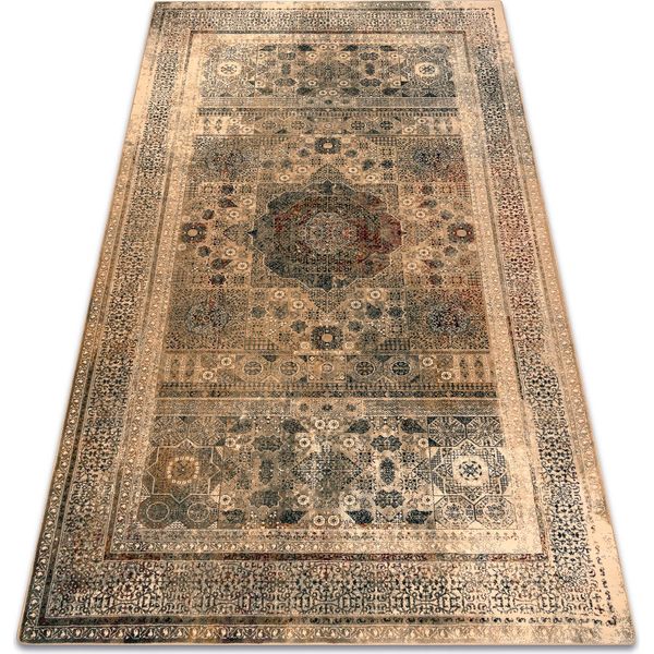 Tappeto Di Lana Superior Mamluk Orientale Vintage Crema Beige 235X350 Cm-image