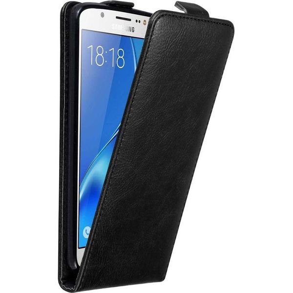 Cadorabo Cover Per Samsung Galaxy J5 2016 Cover Protettiva In Nero Flip Case Custodia Per Cellulare Cover-image