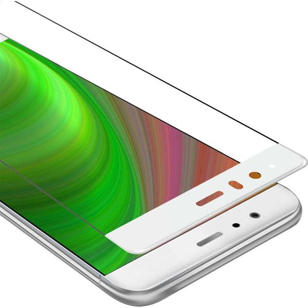 Cadorabo Pellicola Blindata Per Huawei P9 Pellicola Protettiva In Bianco A Schermo Intero Vetro Temperato Di Protezione Del Display-image