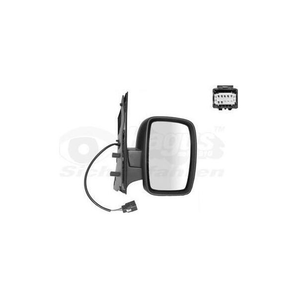 Van Wezel 1612808 Specchietto Retrovisore Esterno Destro Per Fiat Scudo (270, 272) Convesso Riscaldato-image