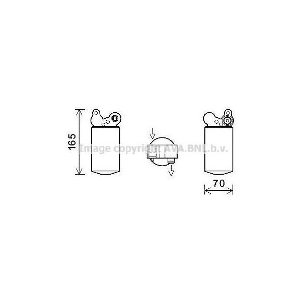 Prasco AI5194 - Condensatore Aria Condizionata Oe 8E0260401A Per A4 (8E), A4 (8H), A6 (4B)-image