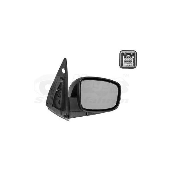 Specchietto Retrovisore Destro Esterno Van Wezel 8208806 Convesso Per Hyundai I10 (Pa)-image