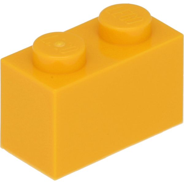 Lego® 1 Pezzo 3004 Mattoncini 1X2 Parte Mattoncini Base 1 Arancione Chiaro-image