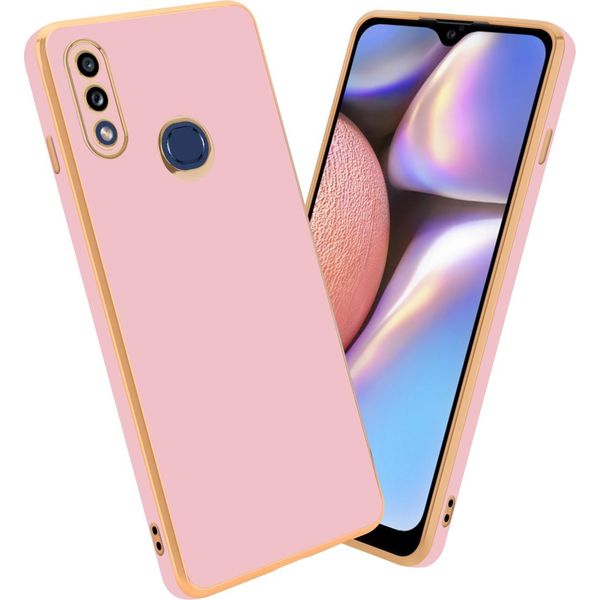 Cadorabo Custodia Protettiva Per Samsung Galaxy A10S / M01S In Rosa Custodia Del Telefono Cellulare Tpu Silicone Fotocamera Custodia Di Protezione Caso-image