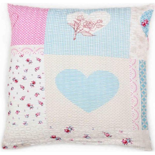 Federa In Cotone - 40X40 Cm - Rosa-image
