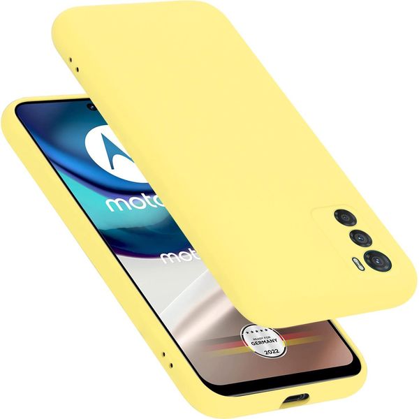 Cadorabo Custodia Protettiva Per Motorola Moto G42 Custodia In Giallo Telefono Cellulare Case Cover Tpu Etui-image