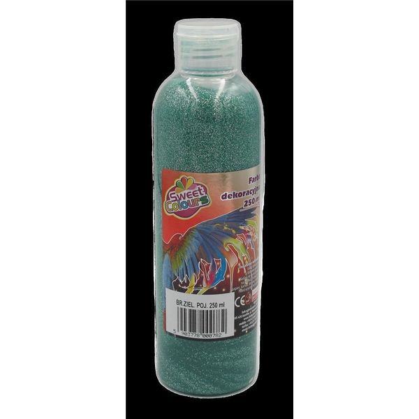 Vernice Decorativa Glitterata Verde 250Ml-image