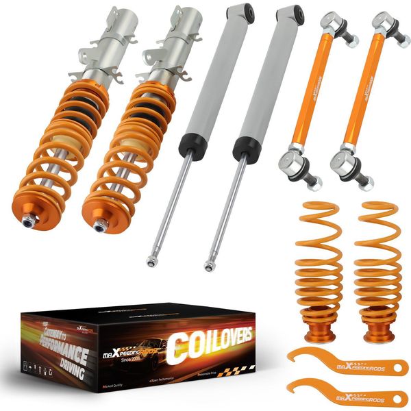 Coilovers Per Vw Golf Mk4 Iv 1J1 Fwd 1998-2007 Audi Tt 8N3 Fwd 1998-2006-image