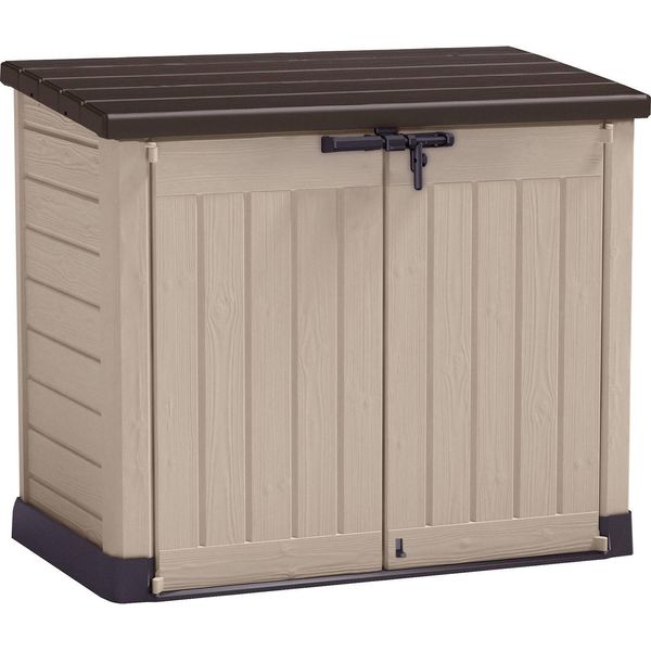 Cassetta Universale Keter Store It Out Max Circa H 125 X L 146 X P 82 Cm, Beige-Marrone-image