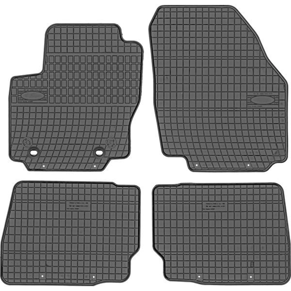Tappetini Frogum ET0302 - Ford Mondeo MK4 (Prima Del Lifting) 2007-2011, Vano Piedi Conducente Oval - Installati-image